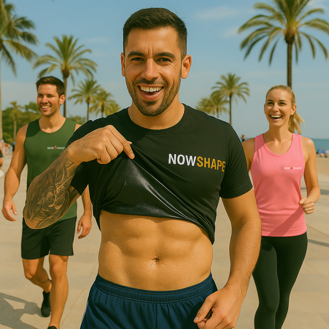 Camisa Now Shape All Black - Efeito Sauna