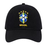 Boné Brasil Copa do Mundo Aba Curva Unissex Ajustável